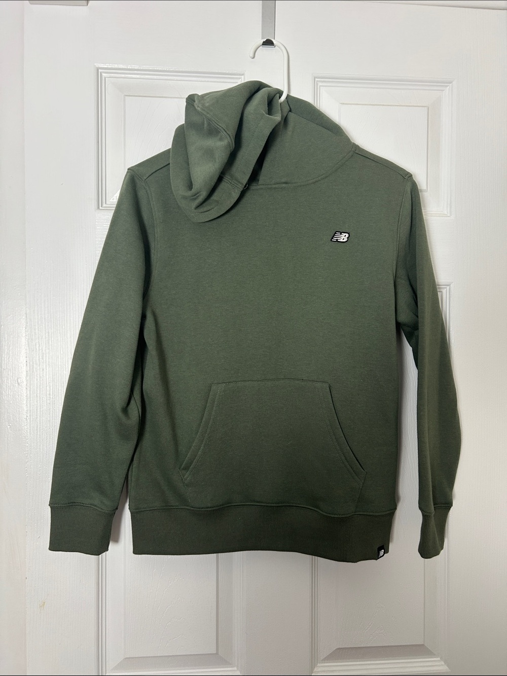 New Balance Olive Green Kids Pullover Hoodie
